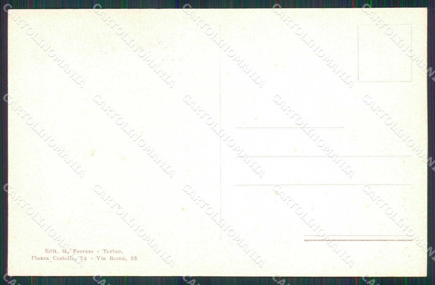 Torino Città Tempio Israelitico cartolina MZ5614 – retro