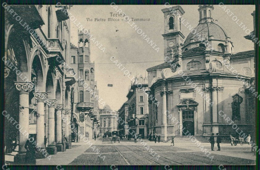 Torino Città Chiesa San Tommaso Via Pietro Micca Brunner 4747 cartolina MZ5621 – fronte