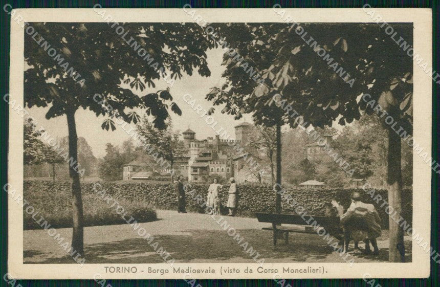 Torino Città Borgo Medioevale Visto da Corso Moncalieri cartolina MZ5642 – fronte