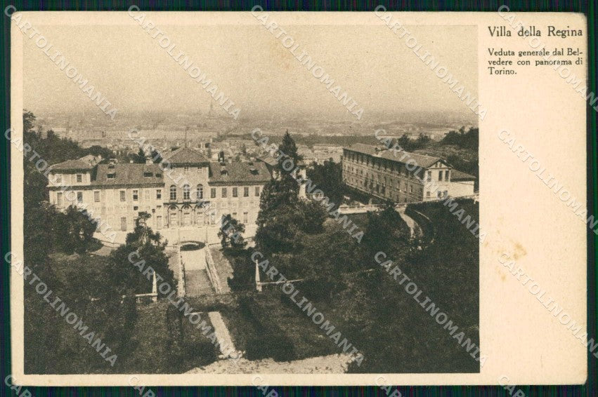 Torino Città Veduta Generale Villa Regina cartolina MZ5652 – fronte
