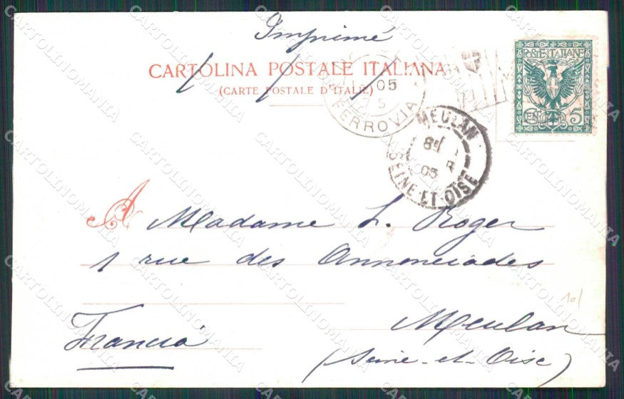 Torino Città Via del Villaggio Medioevale Modiano 3570 cartolina MZ5660 – retro