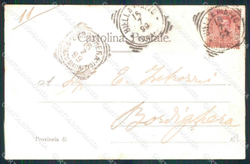 Torino Città Istituto Nazionale Figlie Militari Stengel 11420 cartolina MZ5664 – retro