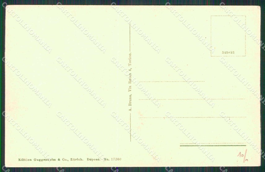 Torino Città Palazzo Madama cartolina MZ5676 – retro