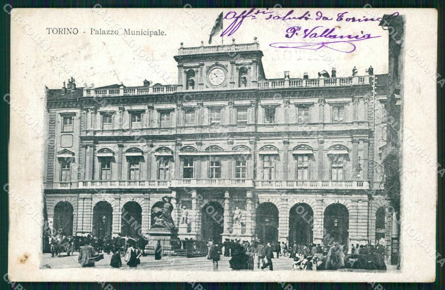 Torino Città Palazzo Municipale cartolina MZ5697 – fronte