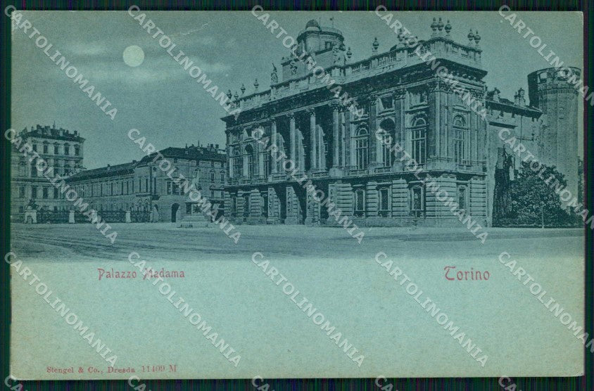 Torino Città Palazzo Madama Chiaro di Luna Stengel 11409 cartolina MZ5698 – fronte