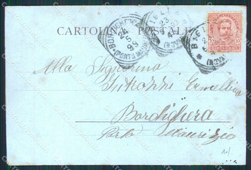 Torino Città Piazza San Carlo Emanuele Filiberto ABRASA cartolina MZ5703 – retro