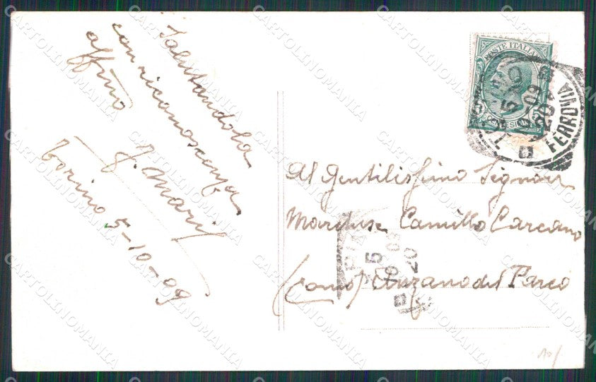 Torino Città Piazza Vittorio Emanuele cartolina MZ5743 – retro