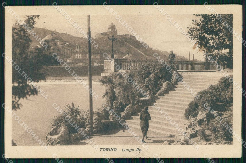 Torino Città Lungo Po cartolina MZ5747 – fronte
