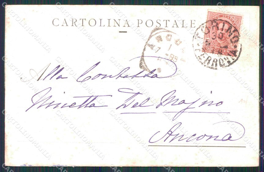 Torino Città Riva del Po Monte dei Cappuccini cartolina MZ5748 – retro