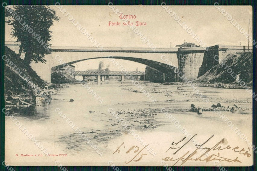 Torino Città Ponte sulla Dora Modiano 2722 cartolina MZ5755 – fronte