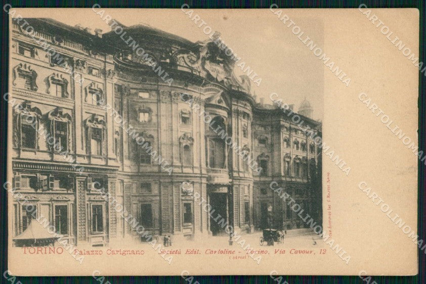 Torino Città Palazzo Carignano cartolina MZ5756 – fronte
