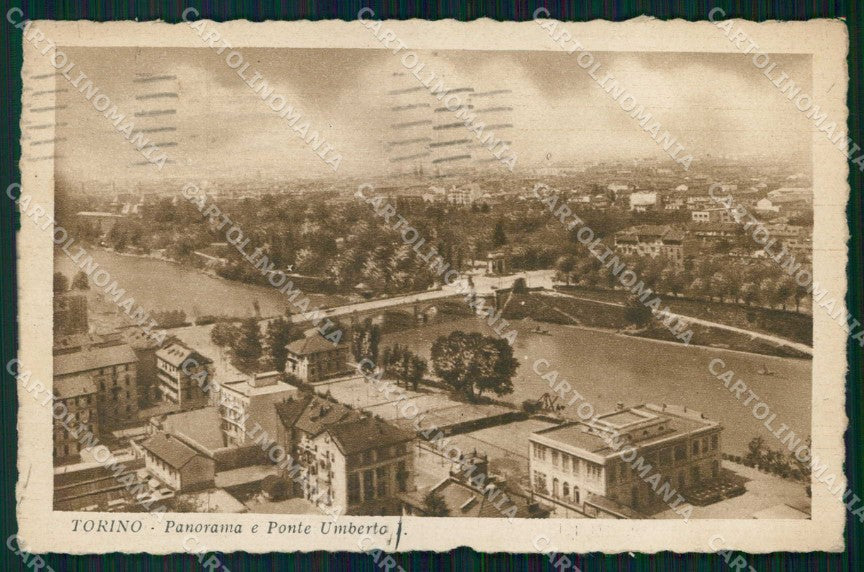 Torino Città Veduta Generale Ponte Umberto I cartolina MZ5773 – fronte