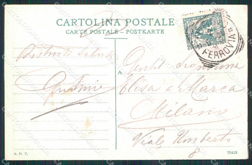 Torino Città Piazza Castello Via Roma cartolina MZ5785 – retro