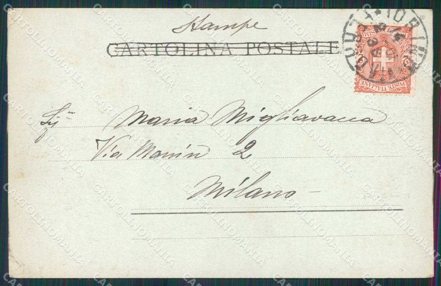 Torino Città Piazza Castello Chiaro di Luna Rommler 8408 cartolina MZ5790 – retro