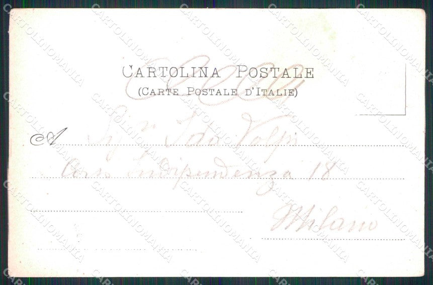 Torino Città Piazza Castello Tram Via Roma cartolina MZ5819 – retro
