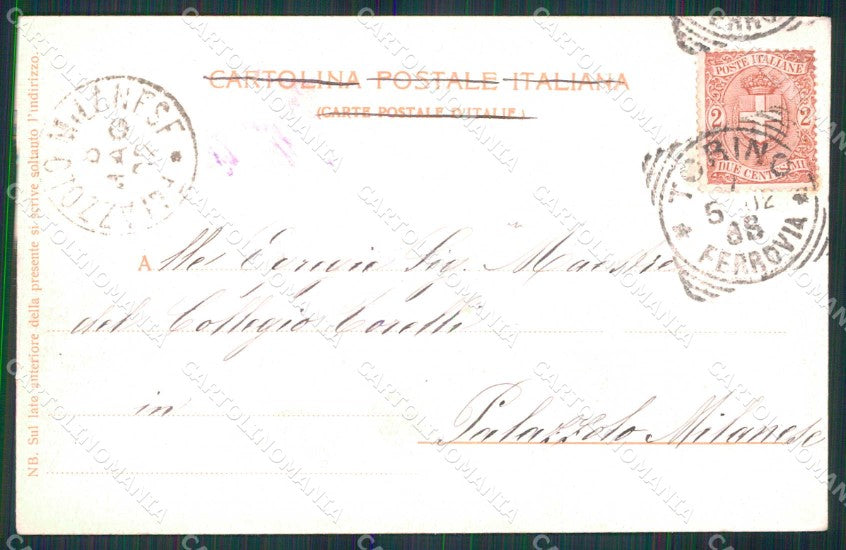 Torino Città Piazza Castello Via Roma Trenkler 15867 cartolina MZ5821 – retro