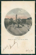 Torino Città Piazza San Carlo Vista da Via Roma Tram cartolina MZ5834 – fronte