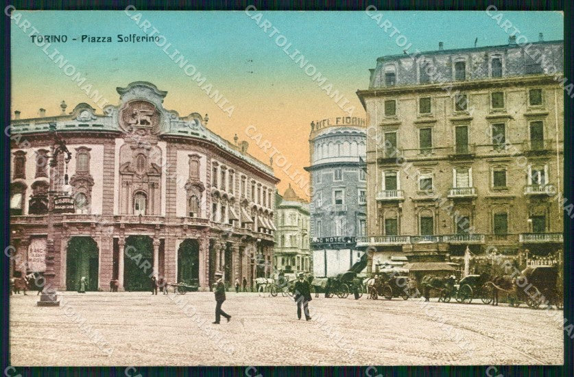 Torino Città Piazza Solferino cartolina MZ5869 – fronte