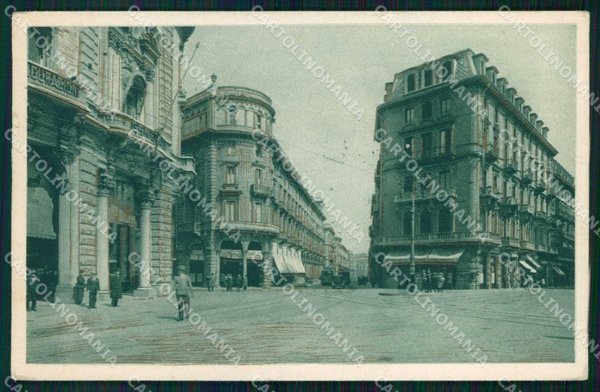Torino Città Piazza Solferino Via Pietro Micca Via Santa Teresa cartolina MZ5874 – fronte