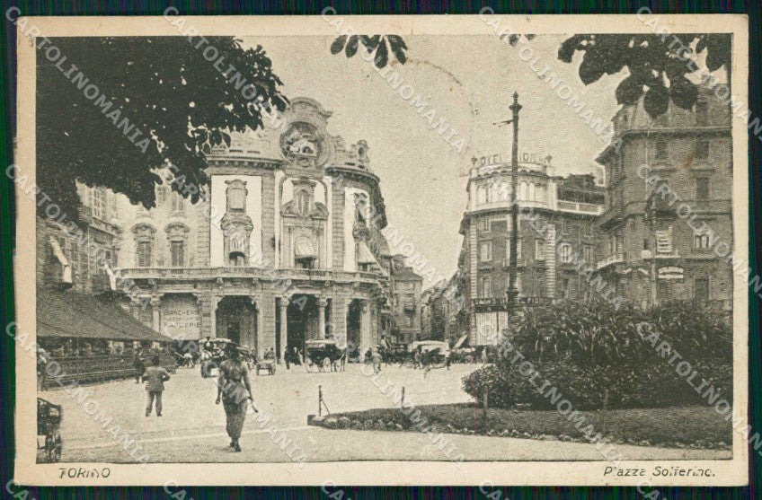 Torino Città Piazza Solferino cartolina MZ5881 – fronte