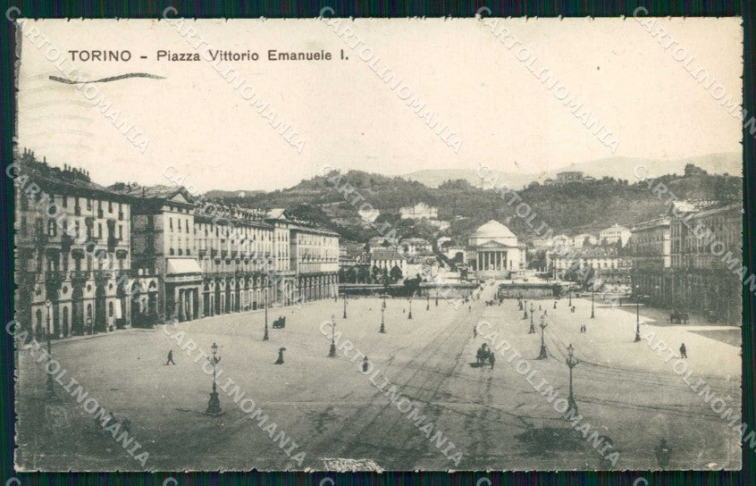 Torino Città Piazza Vittorio Emanuele I cartolina MZ5917 – fronte