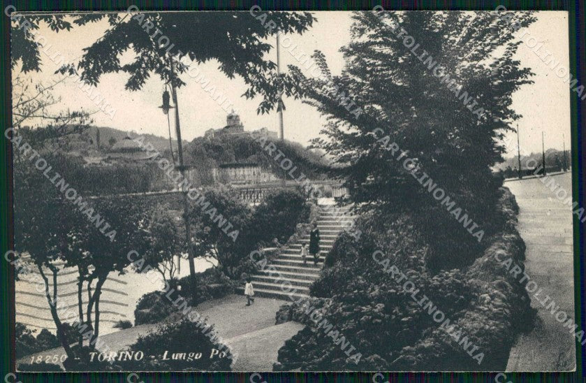 Torino Città Lungo Po cartolina MZ5926 – fronte
