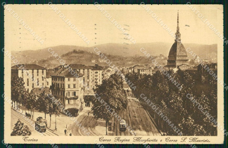 Torino Città Corso Regina Margherita Tram Corso San Maurizio cartolina MZ5928 – fronte