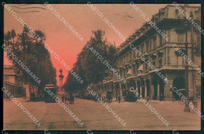 Torino Città Corso Vittorio Emanuele II Tram Brunner 4689 cartolina MZ5936 – fronte