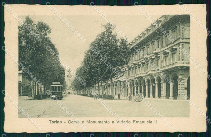 Torino Città Corso Vittorio Emanuele II Tram Modiano 12706 cartolina MZ5944 – fronte