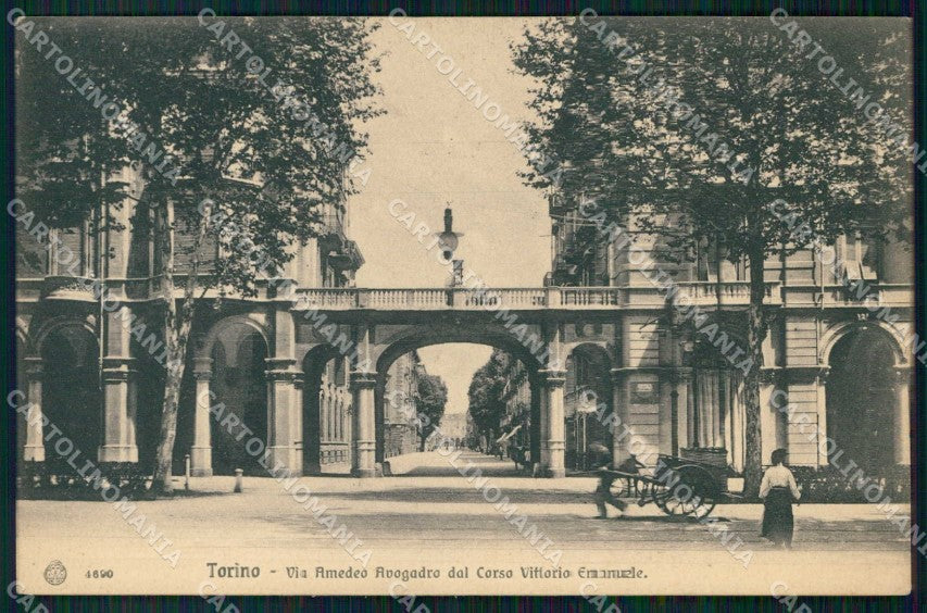 Torino Città Via Amedeo Avogadro Brunner 4690 cartolina MZ5956 – fronte
