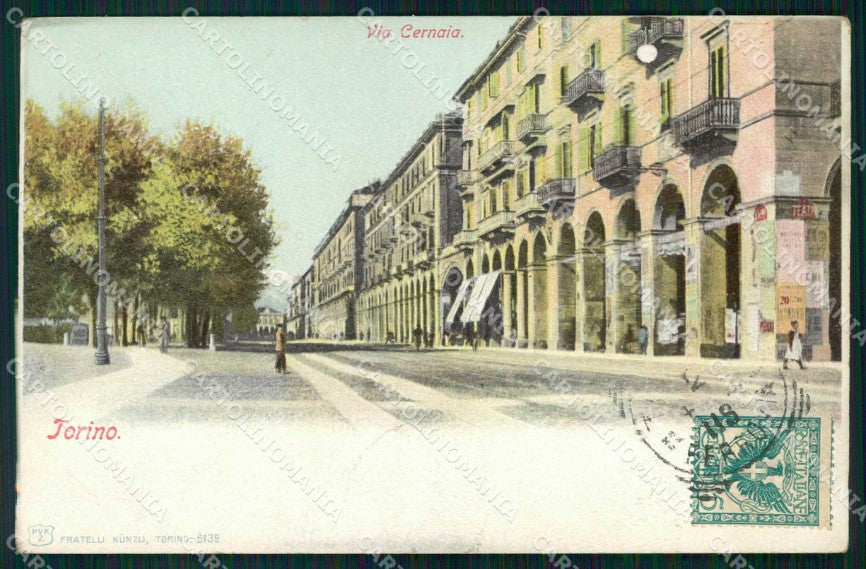 Torino Città Via Cernaia Kunzli 6139 cartolina MZ5959 – fronte