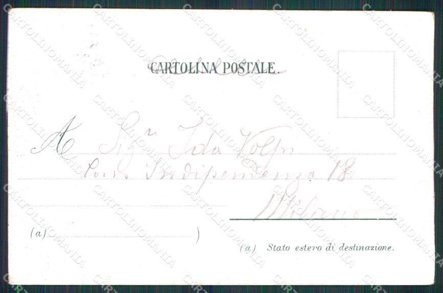 Torino Città Via Cernaia Kunzli 6139 cartolina MZ5959 – retro