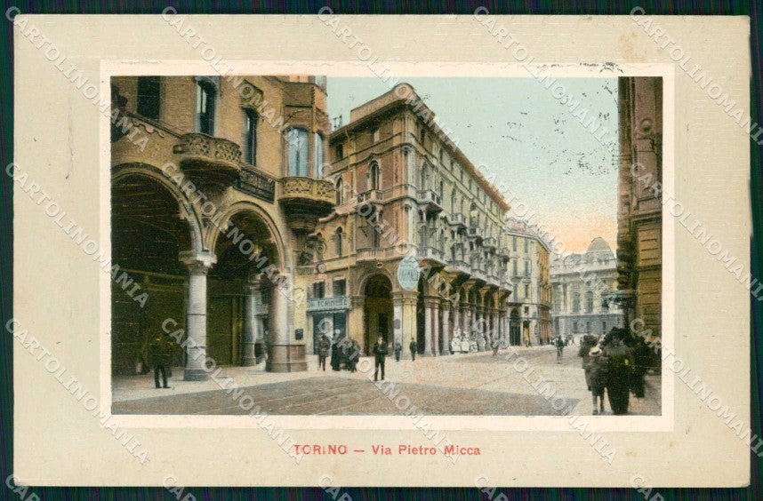Torino Città Via Pietro Micca cartolina MZ5967 – fronte