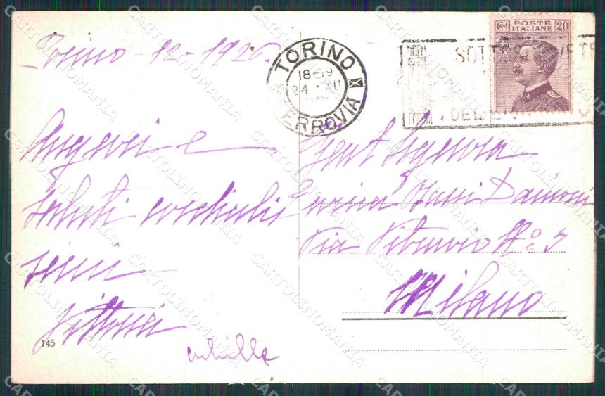 Torino Città Via Pietro Micca cartolina MZ5970 – retro