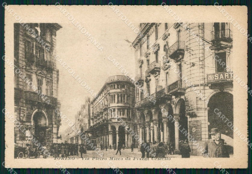 Torino Città Via Pietro Micca da Piazza Castello cartolina MZ5984 – fronte