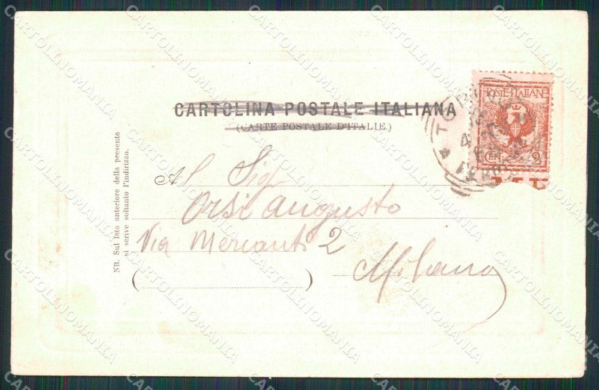Torino Città Via Po cartolina MZ6000 – retro