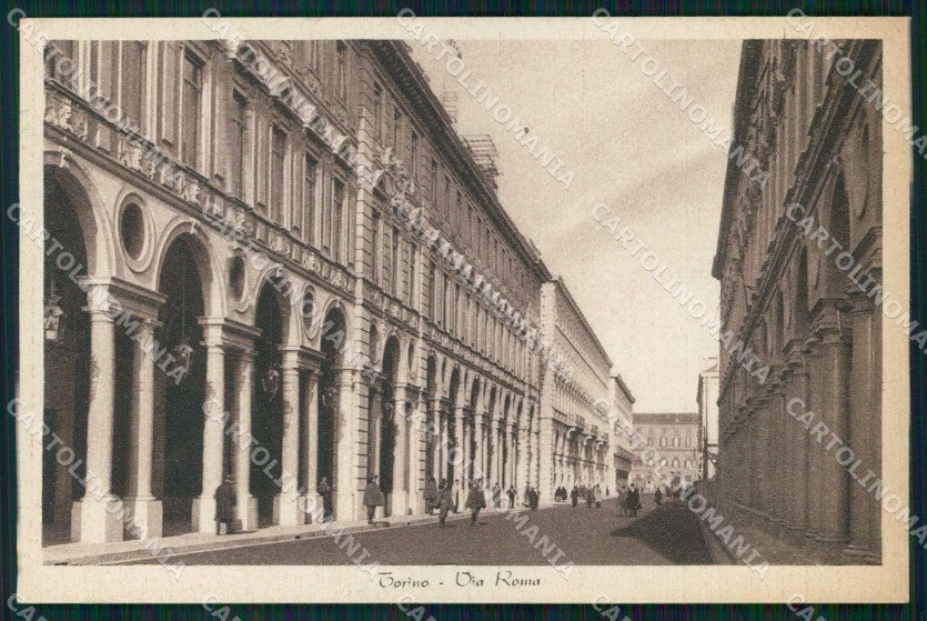 Torino Città Via Roma cartolina MZ6017 – fronte