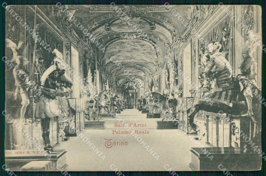 Torino Città Palazzo Reale Sala d'Armi cartolina MZ6031 – fronte