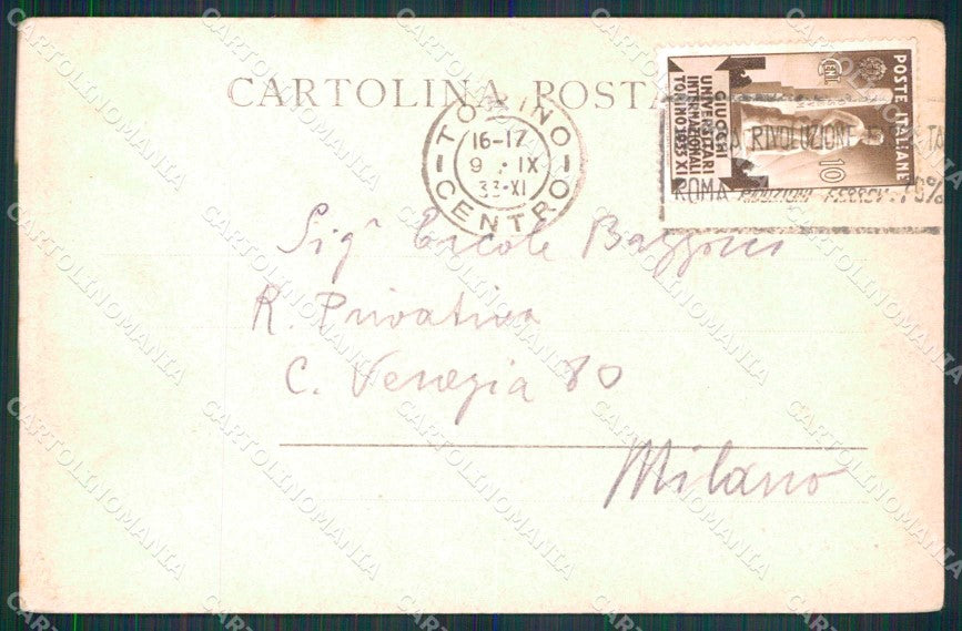 Torino Città Palazzo Reale Sala d'Armi cartolina MZ6031 – retro