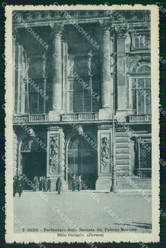 Torino Città Particolare della Facciata Palazzo Madama cartolina MZ6036 – fronte