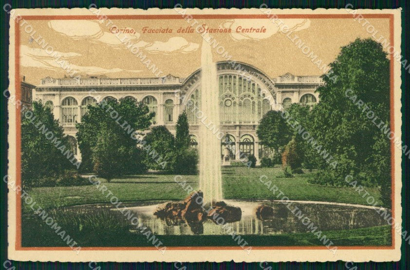 Torino Città Facciata Stazione Centrale cartolina MZ6070 – fronte