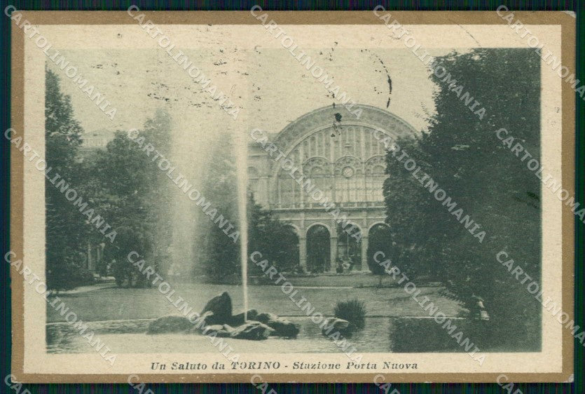 Torino Città Saluto da Stazione Porta Nuova cartolina MZ6071 – fronte
