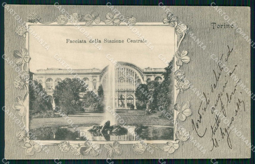 Torino Città Facciata Stazione Centrale cartolina MZ6080 – fronte