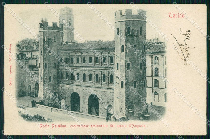 Torino Città Porta Palatina Stengel 11405 cartolina MZ6095 – fronte