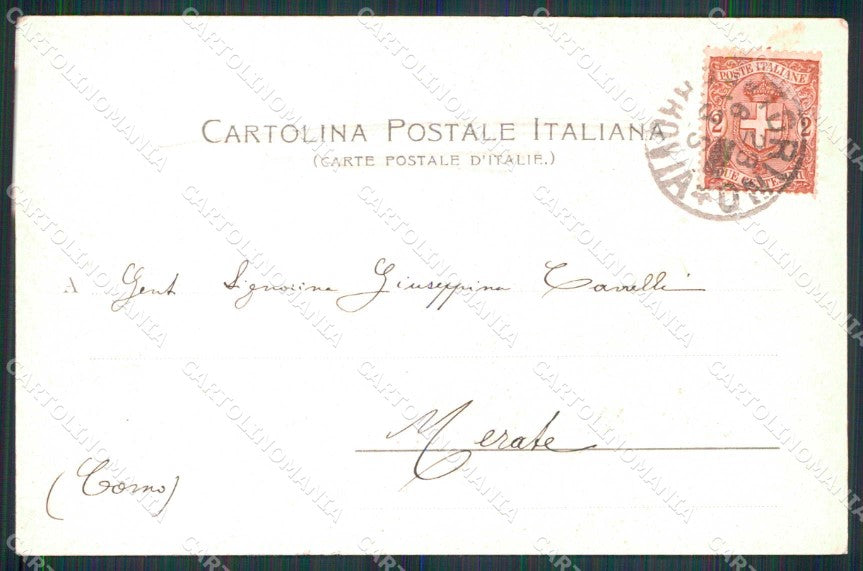 Torino Città Porta Palatina Stengel 11405 cartolina MZ6095 – retro