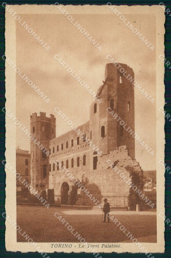 Torino Città Torri Palatine cartolina MZ6097 – fronte
