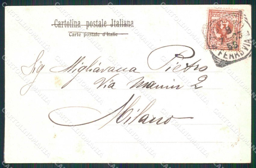 Torino Città Monumento Principe Ferdinando Duca di Genova cartolina MZ6109 – retro