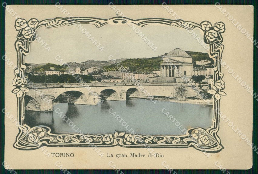 Torino Città Gran Madre di Dio cartolina MZ6132 – fronte