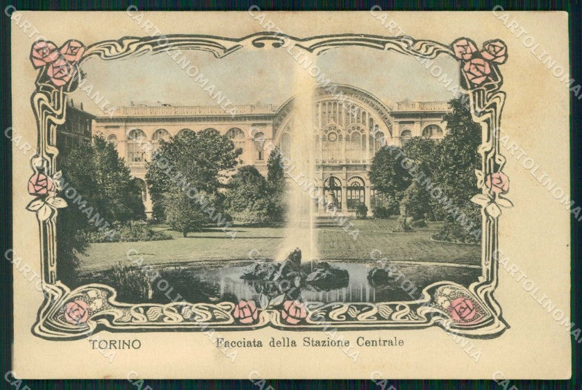 Torino Città Facciata Stazione Centrale cartolina MZ6133 – fronte