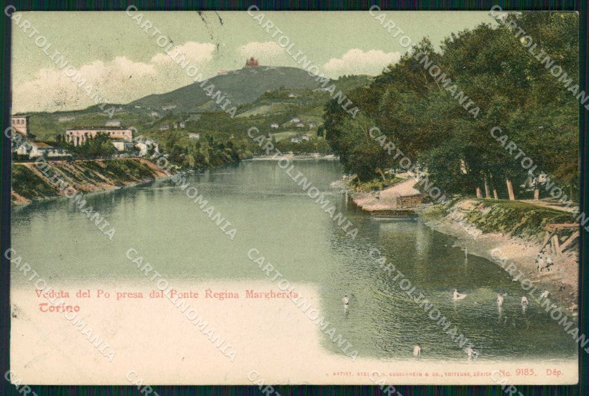 Torino Città Fiume Po STRAPPINO cartolina MZ6138 – fronte